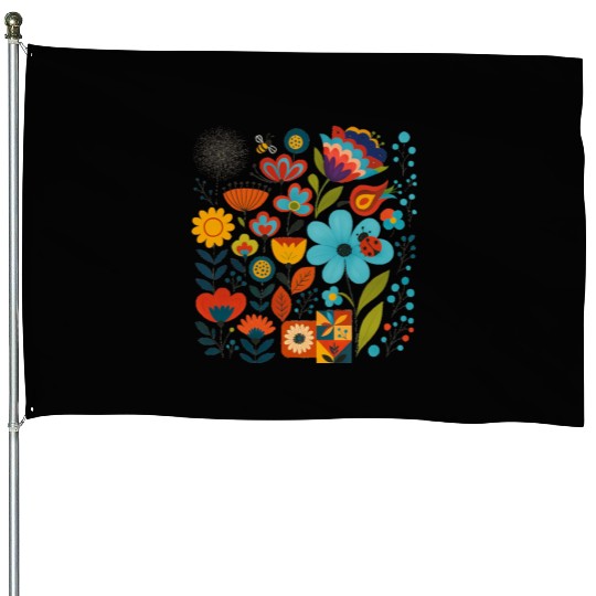 Joyful Meadow & Nature Friends House Flags