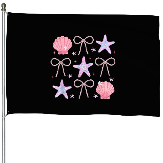 Under the Sea Sparkle House Flags