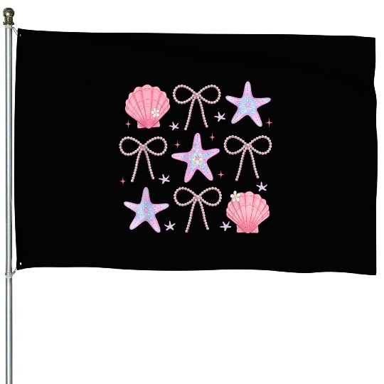 Under the Sea Sparkle House Flags