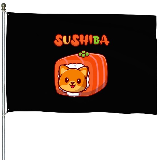 Shiba Inu - Sushiba House Flags