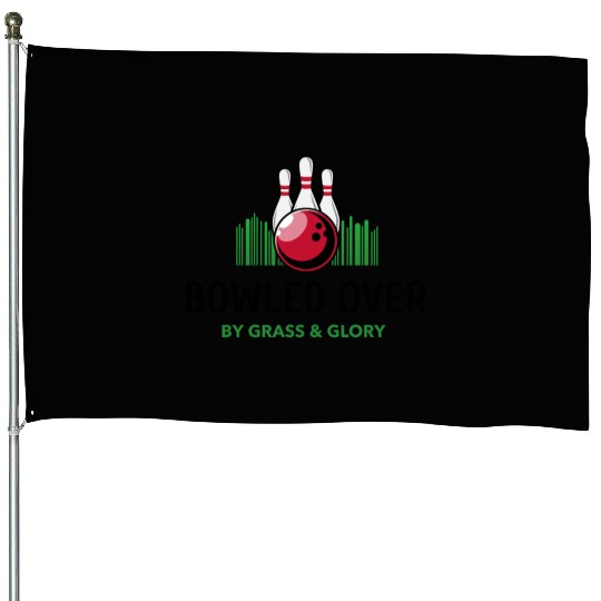 Bowled Over by Grass Glory House Flags