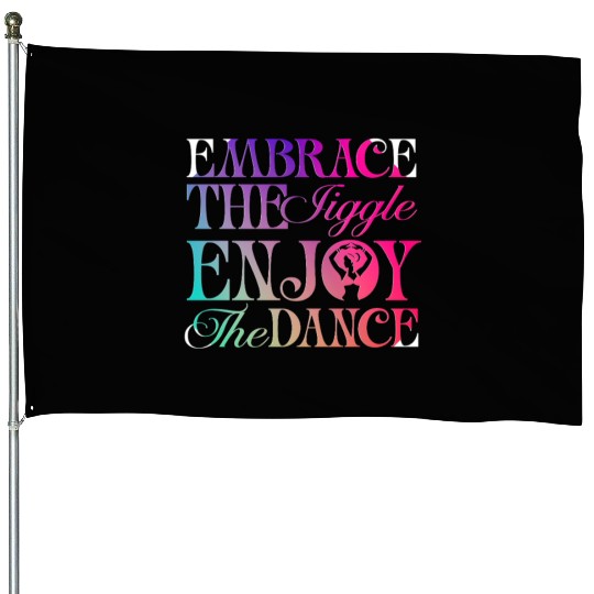 Belly Dancing Persian Dancer Embrace The Jiggle House Flags