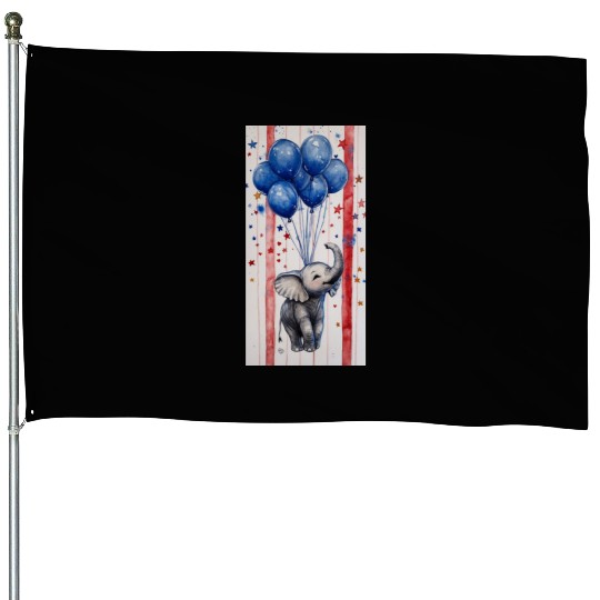 Stars, Stripes & Sweet Dreams House Flags