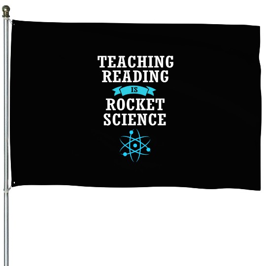 Reading Teacher Librarian Book House Flags