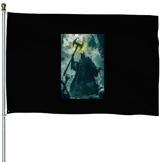 Dark Necromancer Rises House Flags