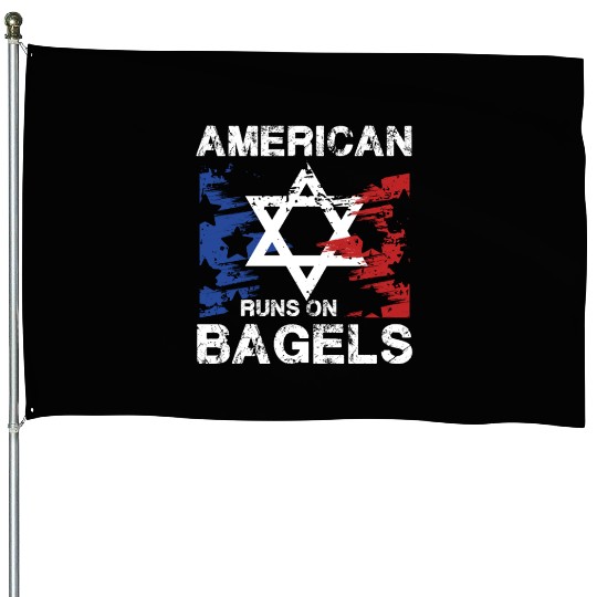 American Pride with Star and Bagel Spirit House Flags
