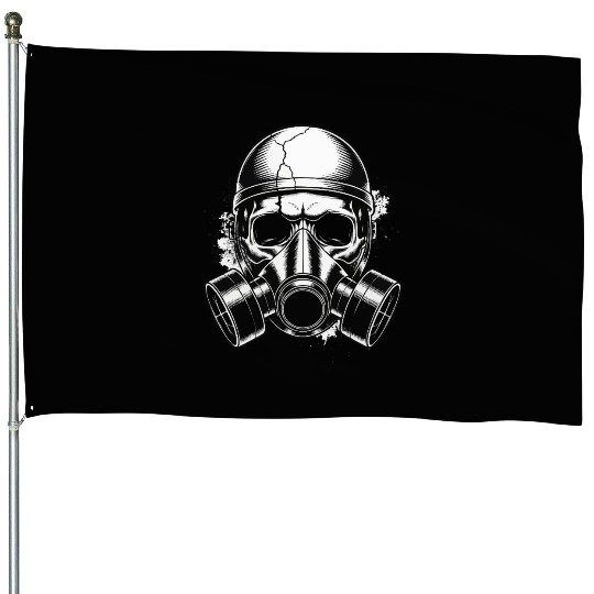 Toxic Skull – Apocalypse Style House Flags