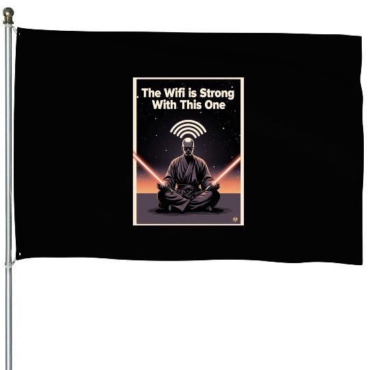 Star Wars Jedi WiFi Connection House Flags