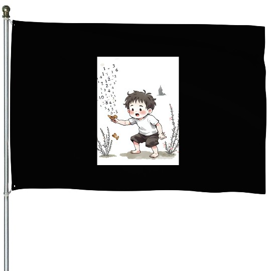 Curious Math Explorer House Flags