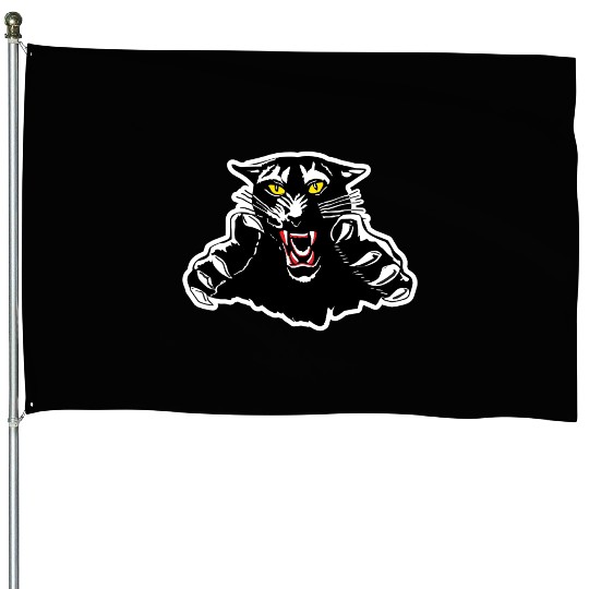 Black Panther Claw Design House Flags