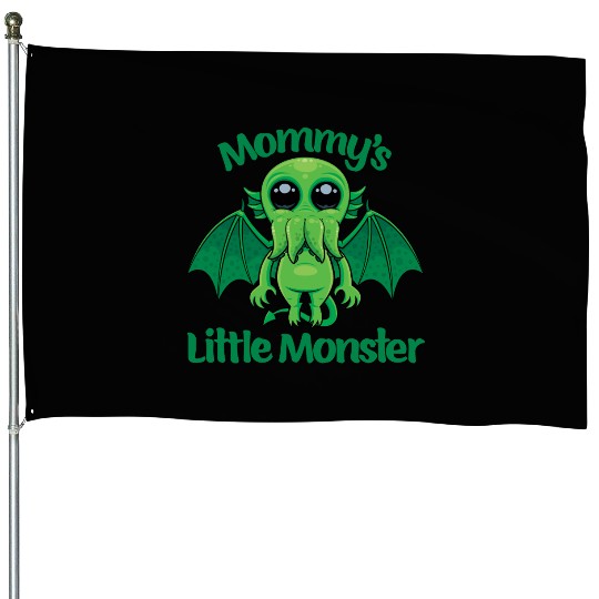 Mommy’s Little Monster Cthulhu Cuddles House Flags