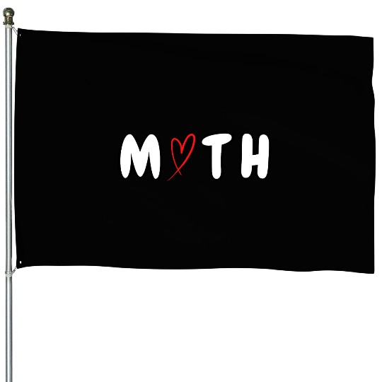 Math Love – MATH Cute Minimal Design House Flags