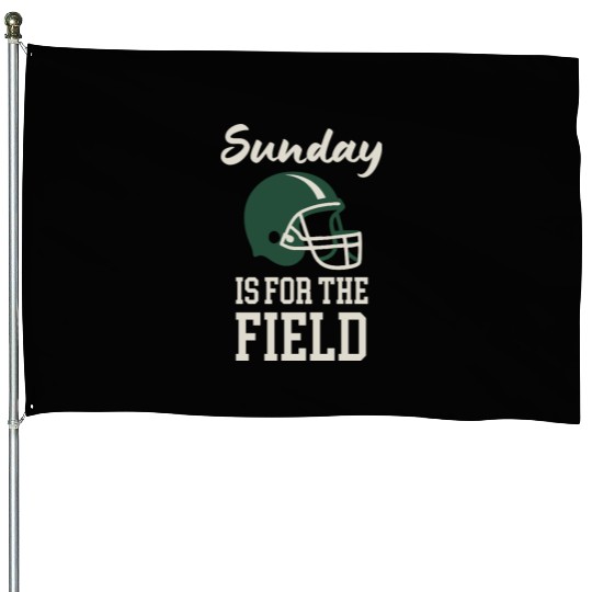Sunday Football Field Design House Flags