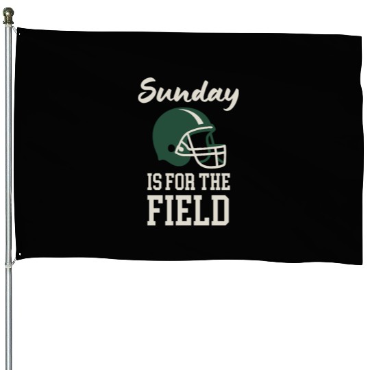 Sunday Football Field Design House Flags