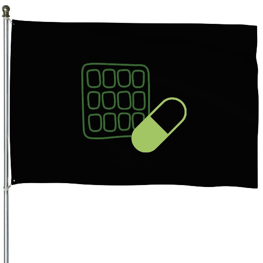 Waffle Pill Logo GnG House Flags