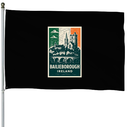 Bailieborough Ireland Scenic Landmark House Flags