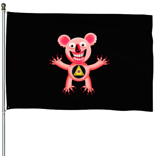 Masey the Wicked Koala House Flags