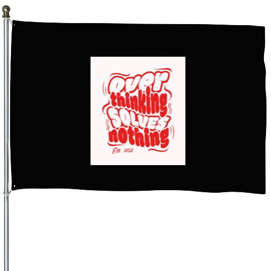 Positive Affirmation Illustration House Flags