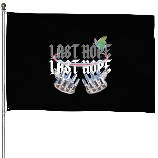 Last Hope Cyber Gothic Y2K Aesthetic House Flags