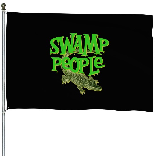 Swamp People Alligators House Flags