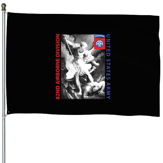 82nd Airborne - Saint Michael House Flags
