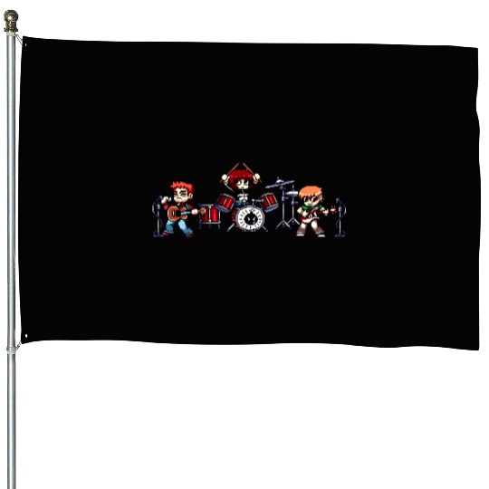 Scott Pilgrim Band House Flags