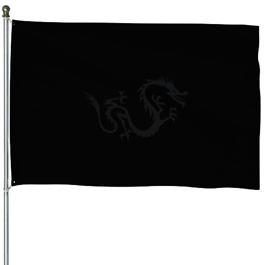 Chinese Dragon Tattoo 3 House Flags