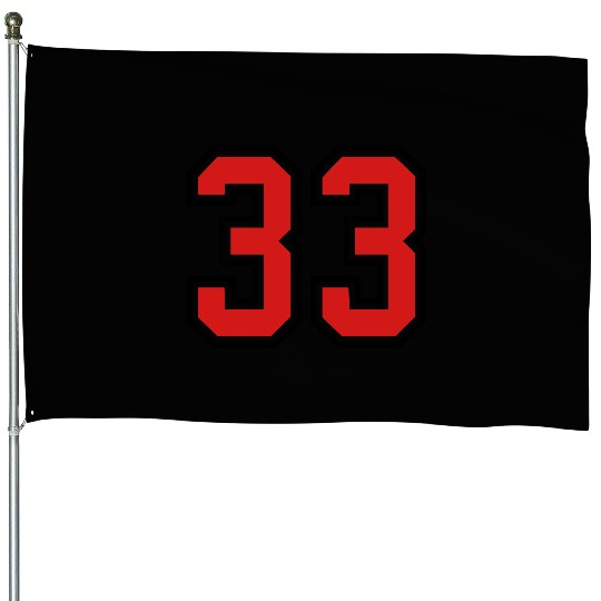 33 sports jersey football number House Flags