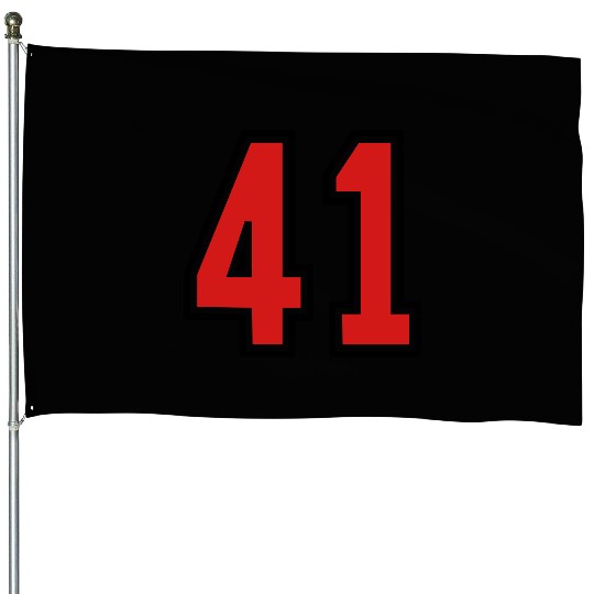 41 sports jersey football number House Flags