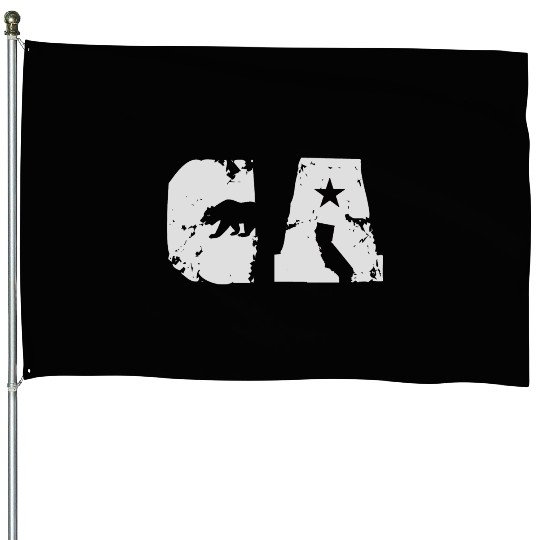 California Bear State Abbreviation House Flags
