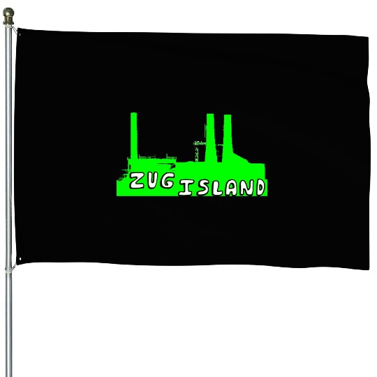 Zug Island Detroit River Industry House Flags