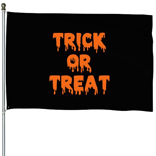 Trick or treat House Flags