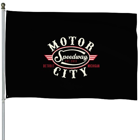 MOTOR CITY SPEEDWAY House Flags