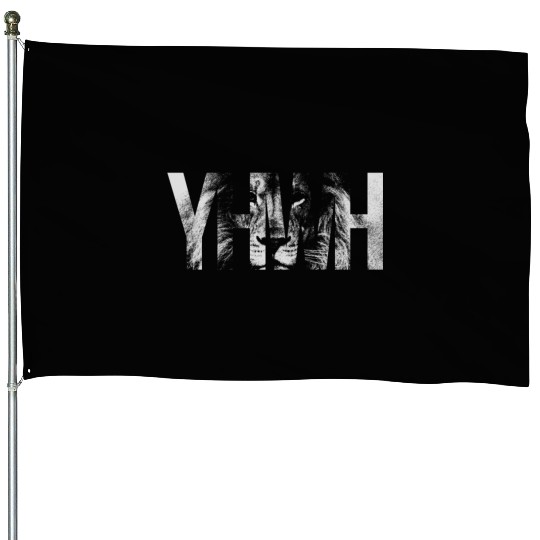YHWH (Yahweh) Lion House Flags