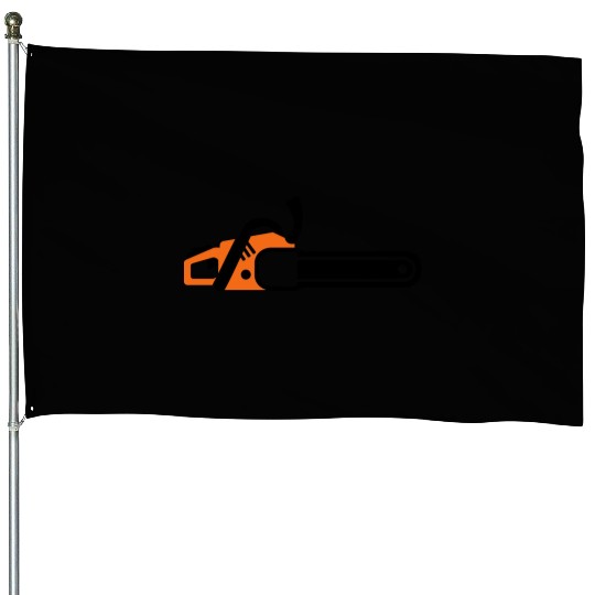 Chainsaw House Flags
