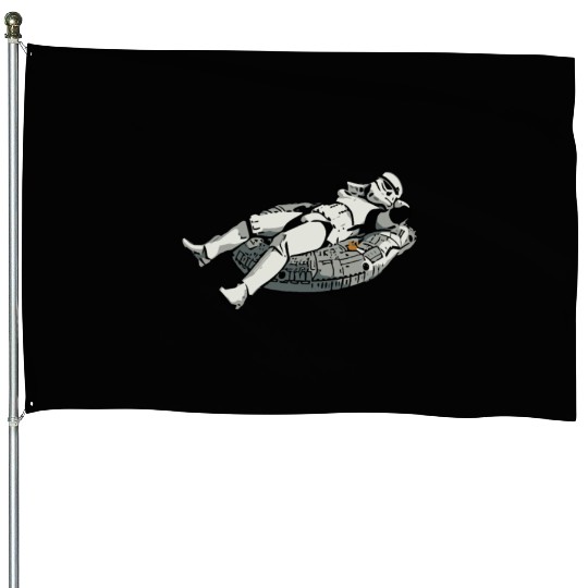Star Wars stormtrooper relaxing House Flags