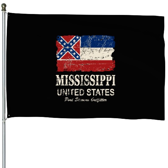Mississippi Flag - Vintage Look House Flags