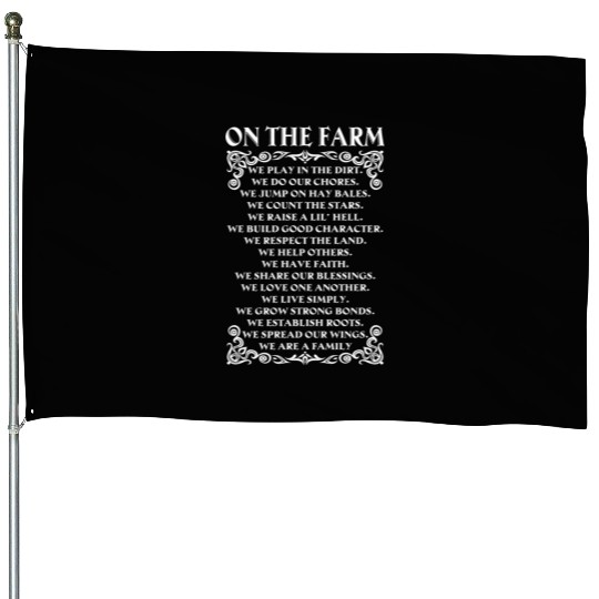 Farmer piglet farmer no farmers no food farmer' House Flags