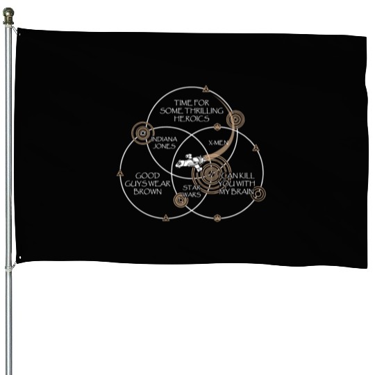 Firefly - Indiana Jones, X - men, Star wars House Flags
