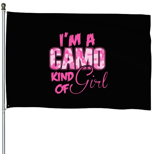 Camo - I'm a Camo kind of girl House Flags
