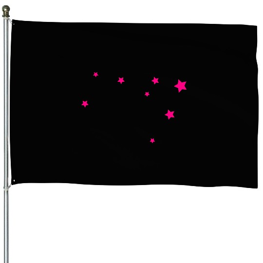 Stars, Pink, Bling Bling, Hen Nights House Flags