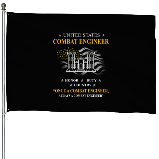 combat engineer, us army combat engineer, army com House Flags