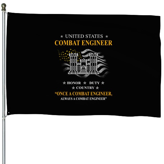 combat engineer, us army combat engineer, army com House Flags