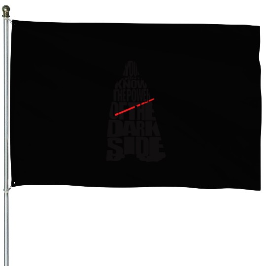 Cool Star Wars Darth Vader typography House Flags