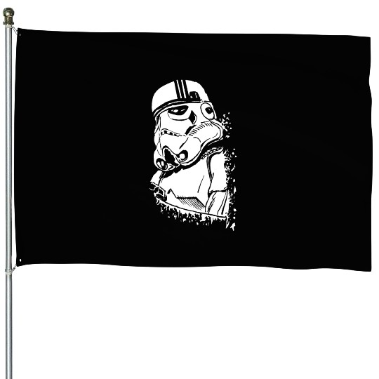 Funny and cool Star Wars Stormtrooper graffiti House Flags