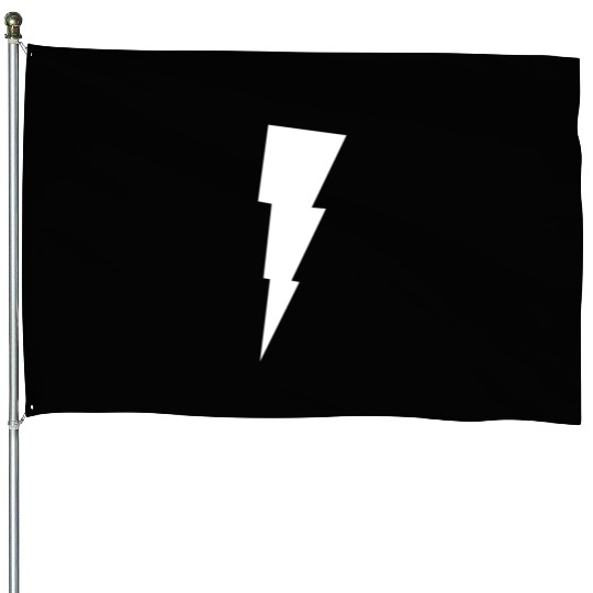 Lightning Bolt House Flags
