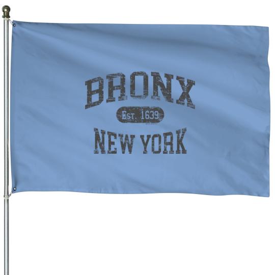 Bronx NY Vintage Distressed Retro Print - Bronx New York Souvenir - House Flags