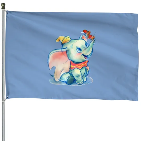 Disney Dumbo House Flags, Cute Disney House Flags