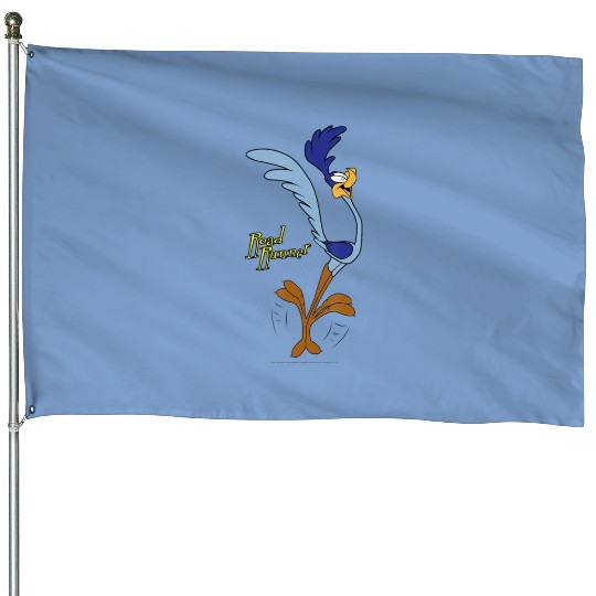 Road Runner Portrait T House Flags