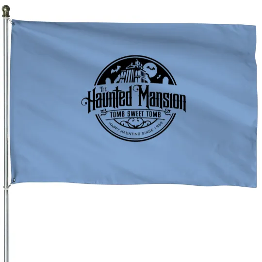 Discover Disney Haunted Mansion House Flags